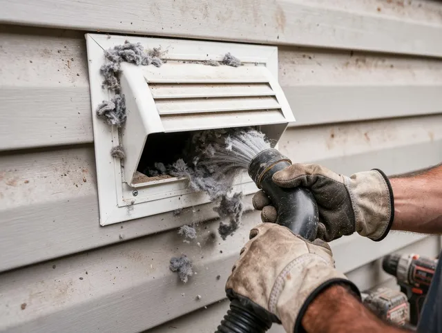 Professional dryer vent cleaning by Bellingham Dryer Vent Cleaning in Bellingham