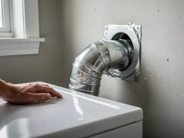Bellingham Dryer Vent Cleaning expert performing professional dryer vent repair and installation in Bellingham