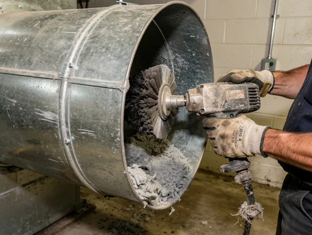 Industrial-grade dryer vent cleaning by Bellingham Dryer Vent Cleaning in Bellingham